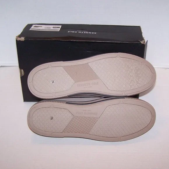 NEW MEN'S KENNETH COLE SHORE BROWN CASUAL FAUX SUEDE SHOES. - Picture 9 of 9